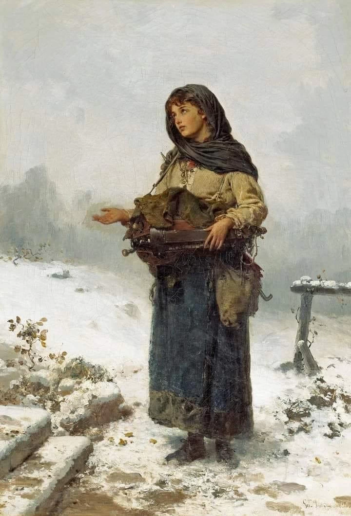 Mendicante. Canzone d'inverno - 1880